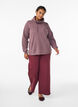 Sweatshirt med h&ouml;g krage och fickor, R&ouml;d, Model image number 1