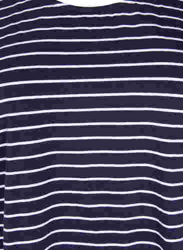 T-shirt i bomull med ränder, Night Sky W. Stripe, Packshot image number 2