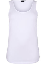 Enf&auml;rgat baslinne i bomull, Vit