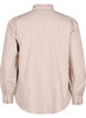 Randig skjortblus med volanger, Silver Mink Stripe, Packshot image number 1