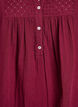 Tunika i bomullsmuslin med broderie anglaise, M&ouml;rk Bordeaux, Packshot image number 2