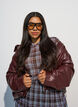 Rutig blus i mesh, Bl&aring;, Model image number 0