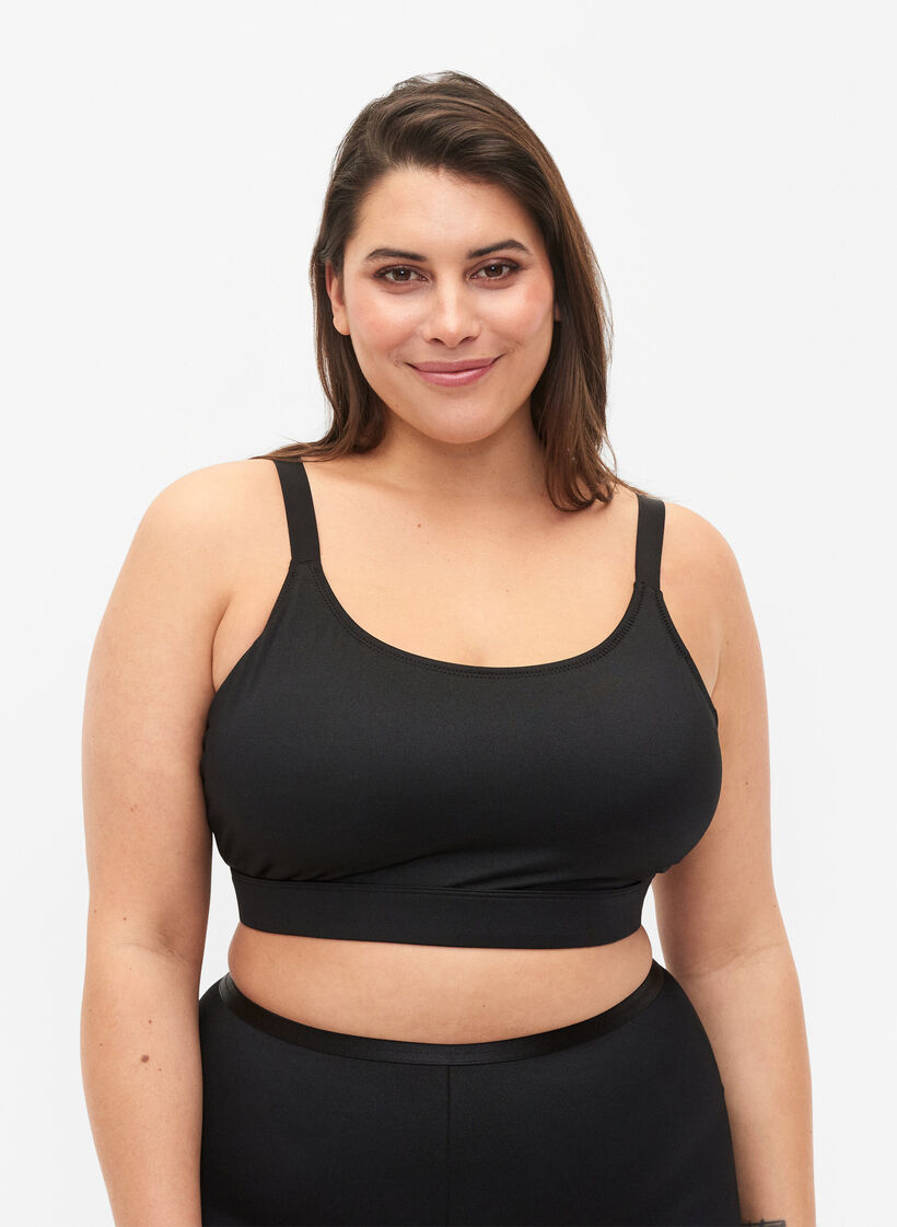 Bikini-topp med uttagbara inlägg, Black, Model image number 0