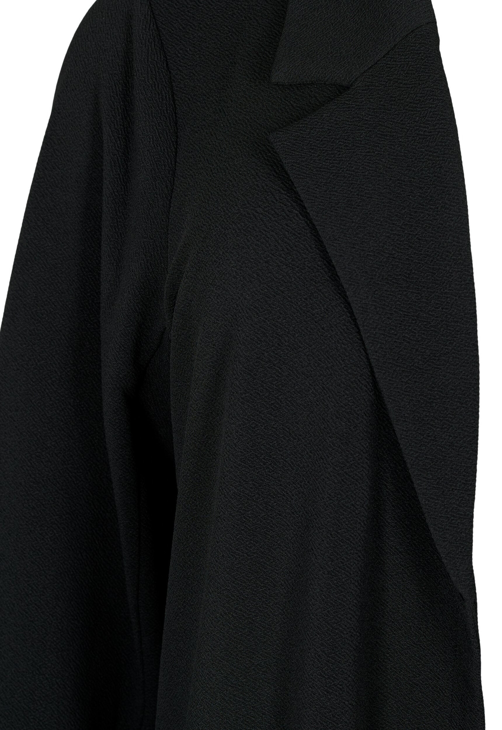 ZizziL&aring;ng kavaj med fickor, Svart, Packshot image number 2