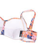 Bikinitopp med tryck, Retro Flower, Packshot image number 3