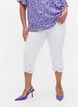 Blommig viskosblus med snördetalj, Lilac Flower Print, Model image number 2