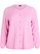 Cardigan med runda knappar, Rosa, Packshot image number 0