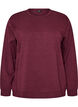 Sweatshirt med rund halsringning, R&ouml;d, Packshot image number 0