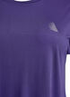 L&aring;ng tr&auml;nings-t-shirt, Lila, Packshot image number 2