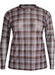 Blus i mesh med prickar, 9995, Packshot image number 0