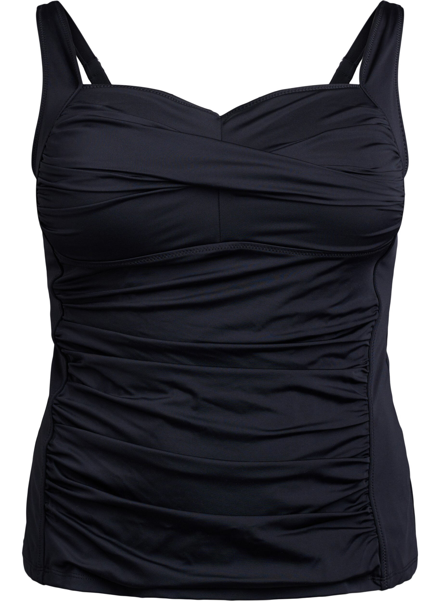 Tankini med drapering