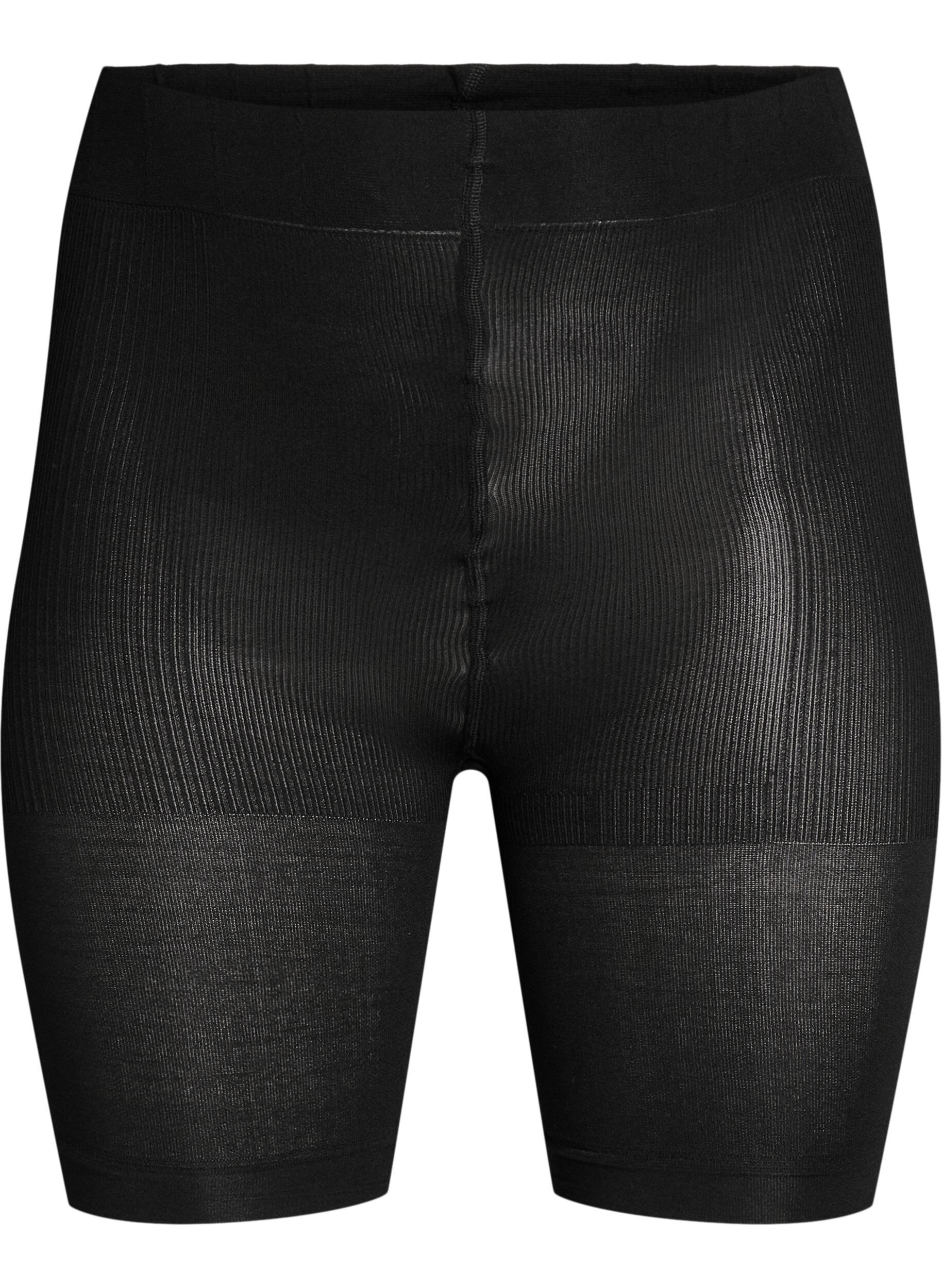 2-pack push-up shorts i 60 denier med formande effekt