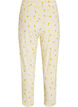 Pyjamasbyxor i mjuk jersey med h&ouml;g midja och fruktm&ouml;nster, Gul, Packshot image number 1
