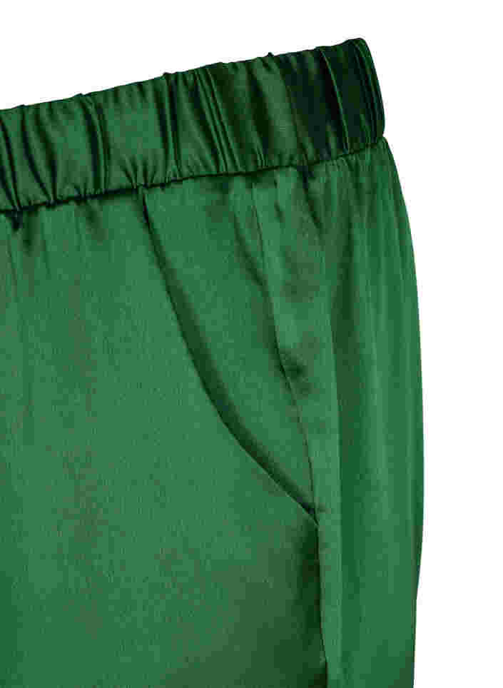 Byxor i lös passform med fickor och resårkant, Formal Garden, Packshot image number 3