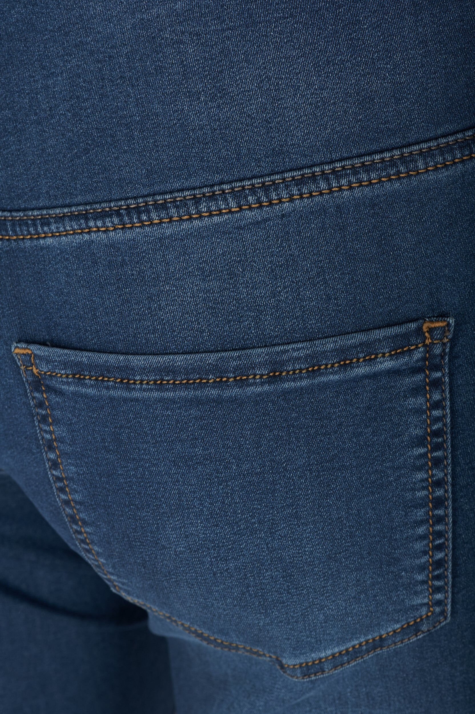 Zizzi Extra slim Amy jeans med h&ouml;g midja, Bl&aring;, Packshot image number 3