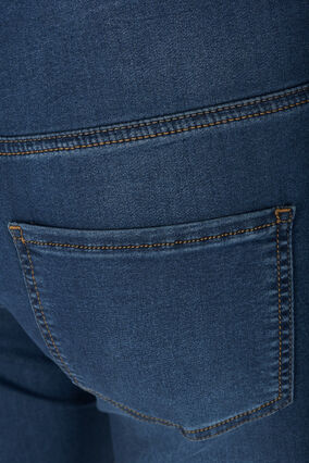 Extra slim Amy jeans med hög midja, Blue d. washed, Packshot image number 3