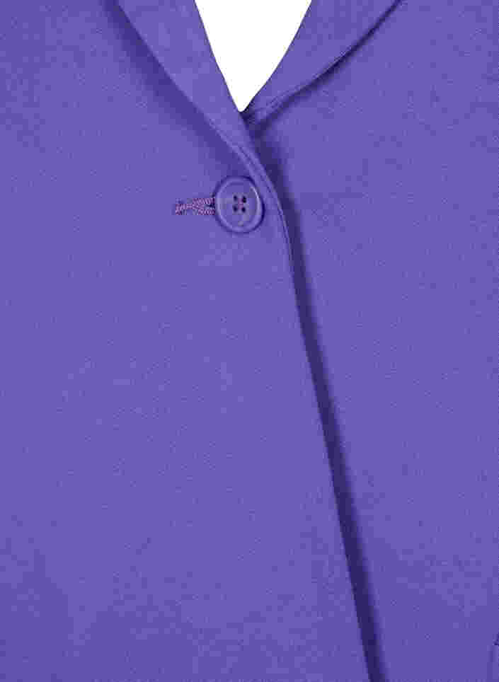 Enkel blazer med knapp, Ultra Violet, Packshot image number 2