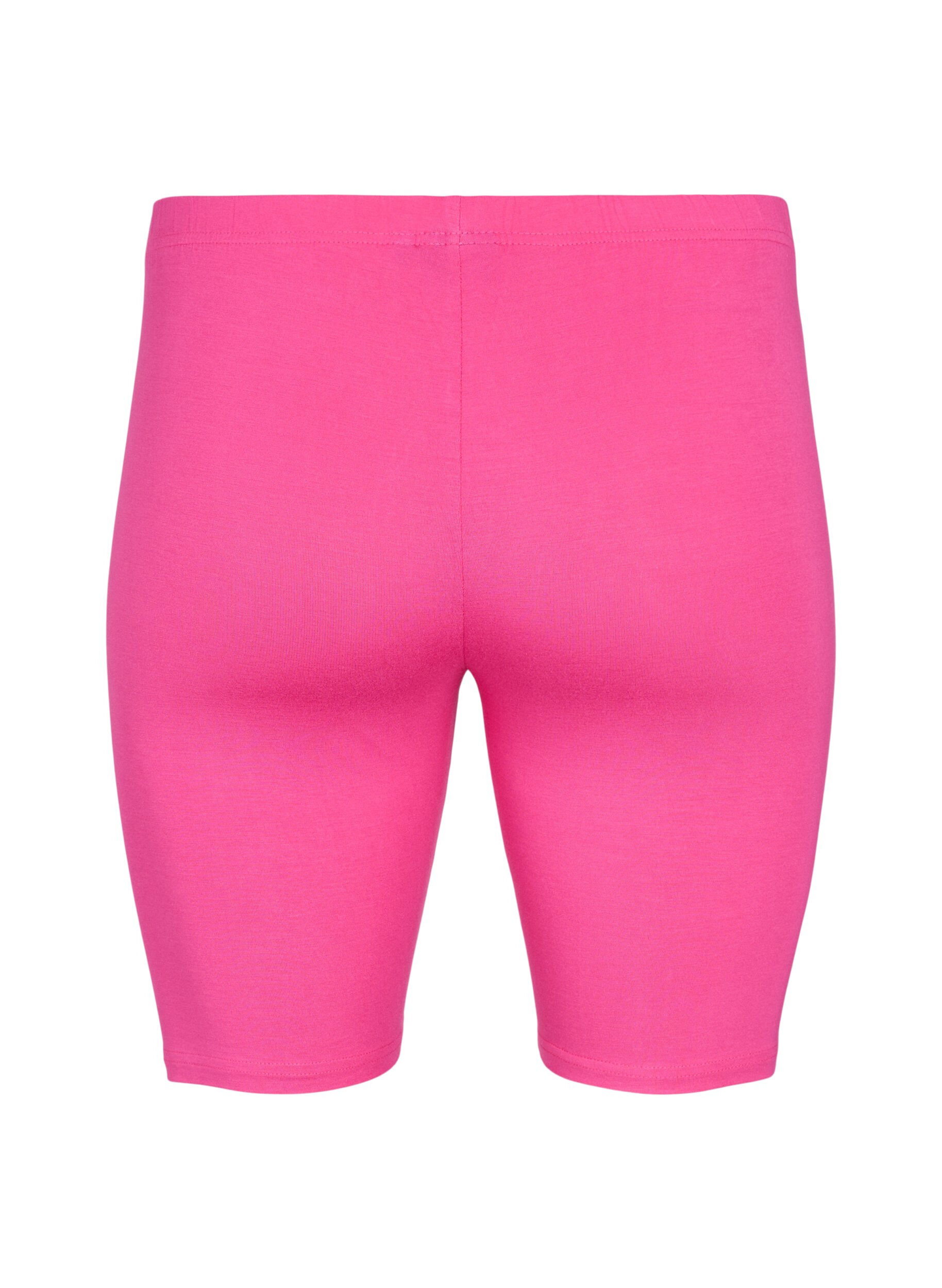 ZizziEnf&auml;rgad cykelbyxa, Rosa, Packshot image number 1
