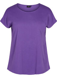T-shirt i bomullsmix, Ultra Violet