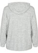 Löst sittande huvtröja med ränder, DGM Stripe, Packshot image number 1