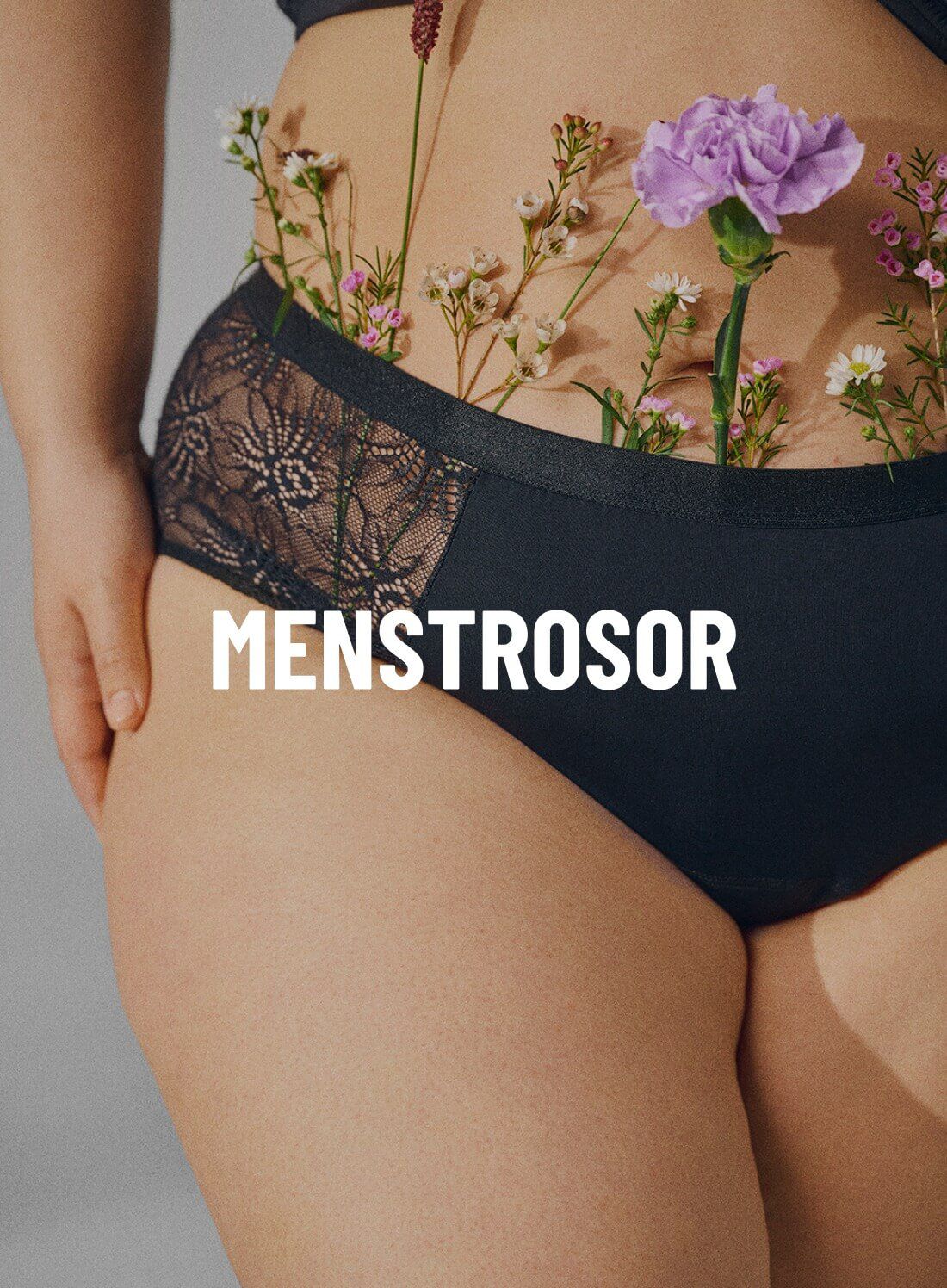 Trosor med h&ouml;g midja i stora storlekar f&ouml;r dam - Storlek 40-64 - Zizzi