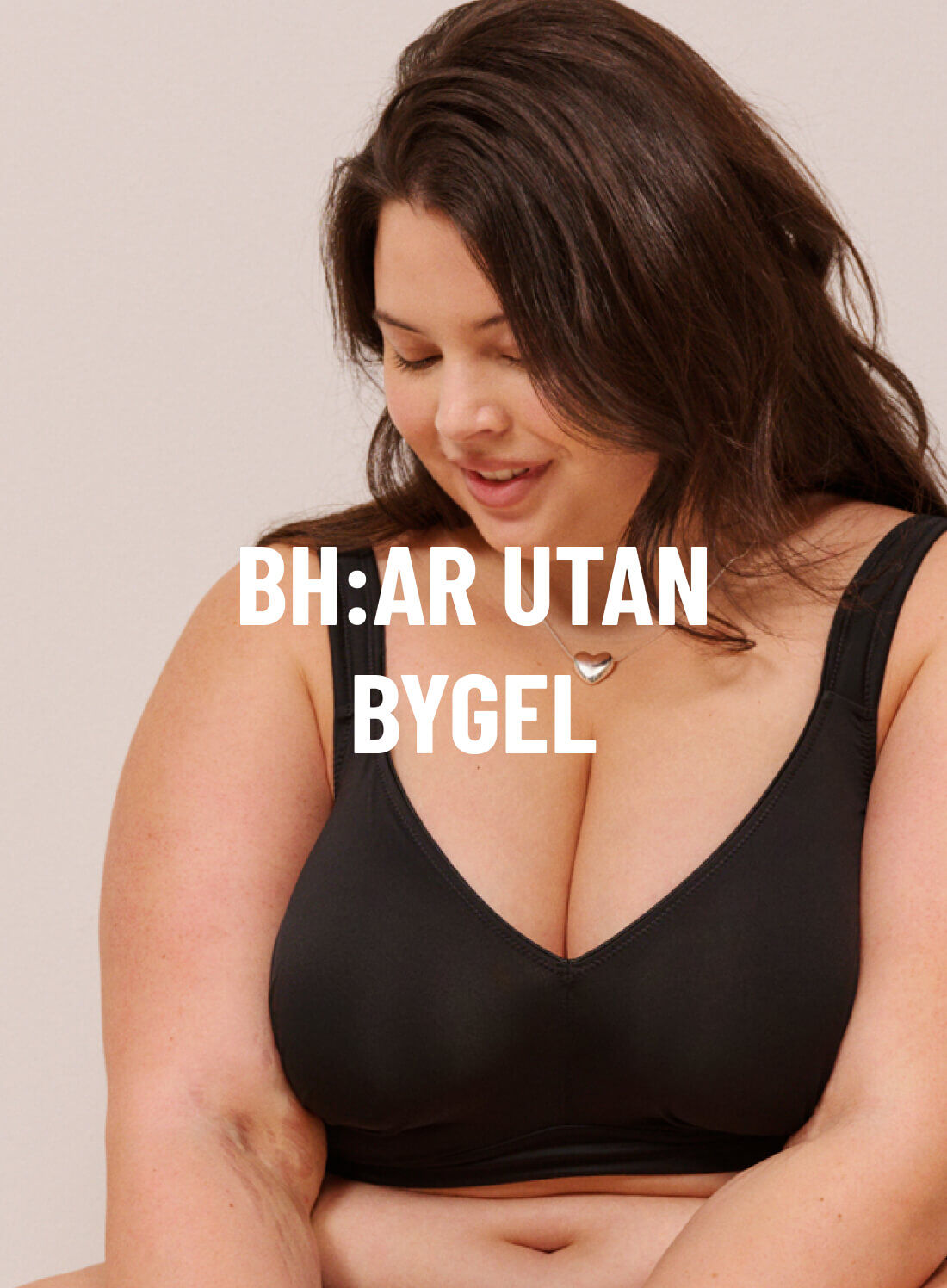BH:ar utan bygel i stora storlekar f&ouml;r dam - Storlek 85E-115H - Zizzi
