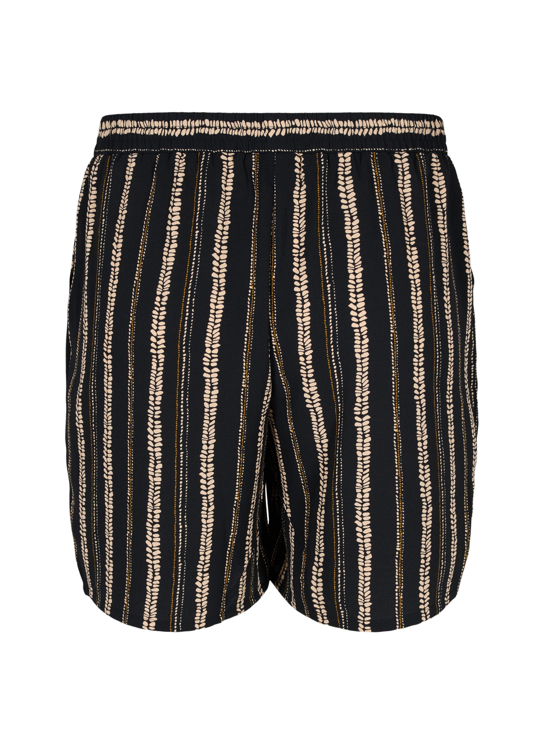 Mönstrade shorts med fickor, Graphic Stripe, Packshot image number 1
