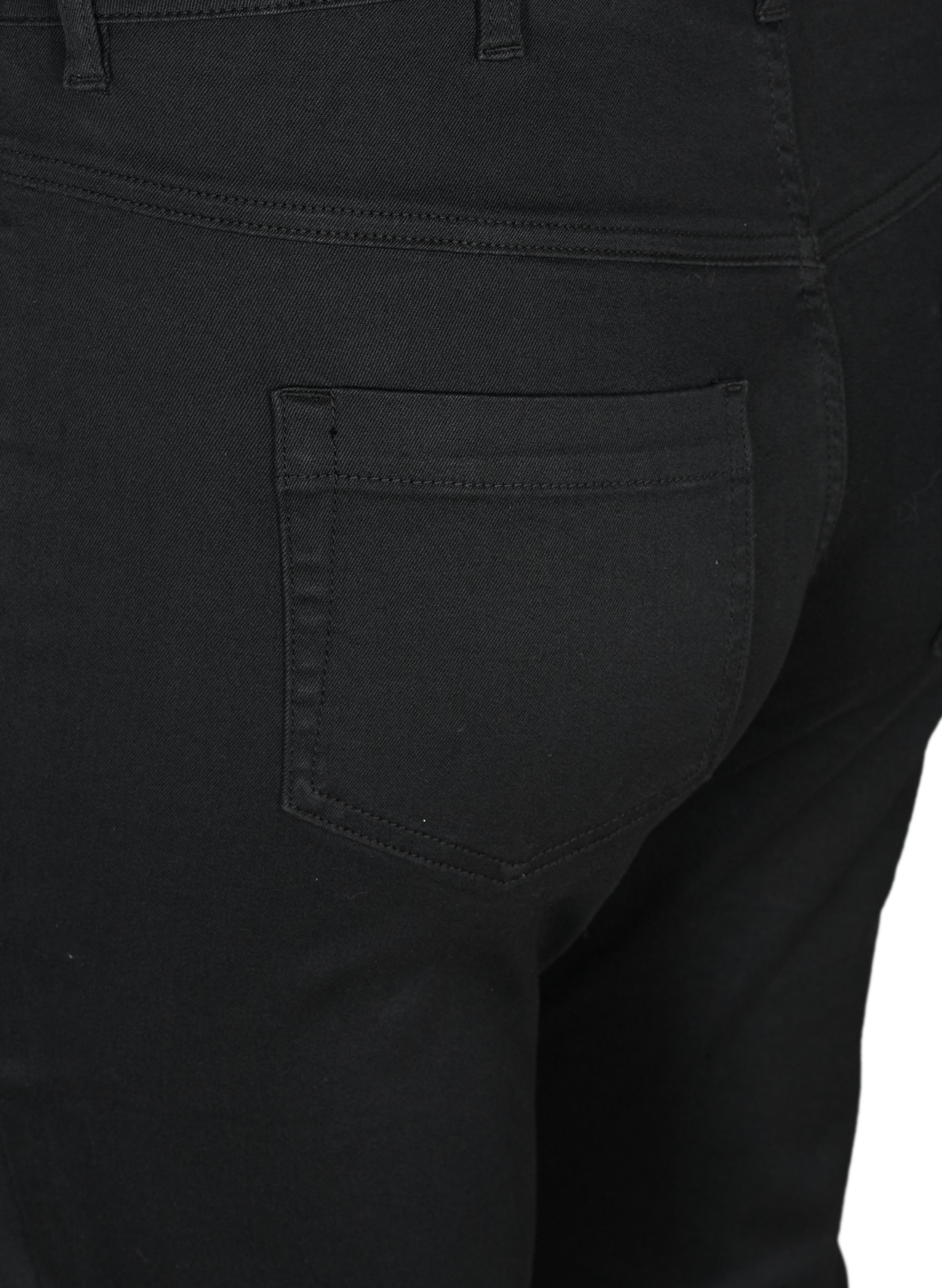Slim fit Emily capri-jeans, Black, Packshot image number 3