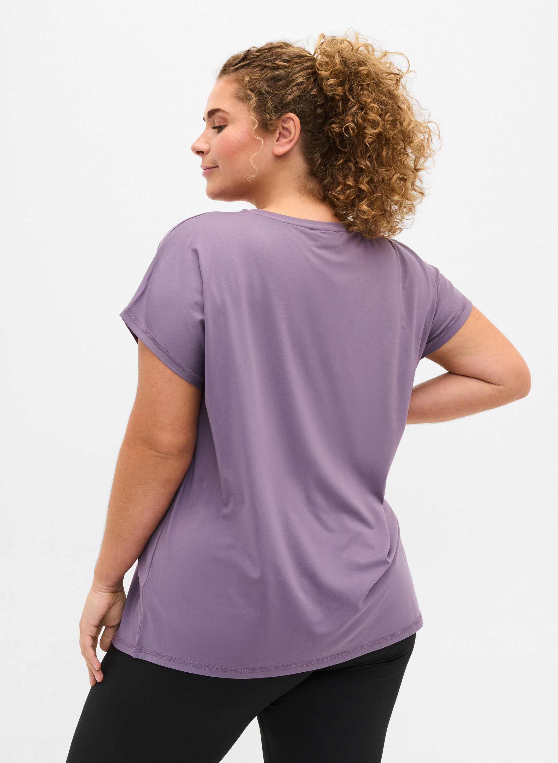 T-shirt, Purple Sage, Model image number 1