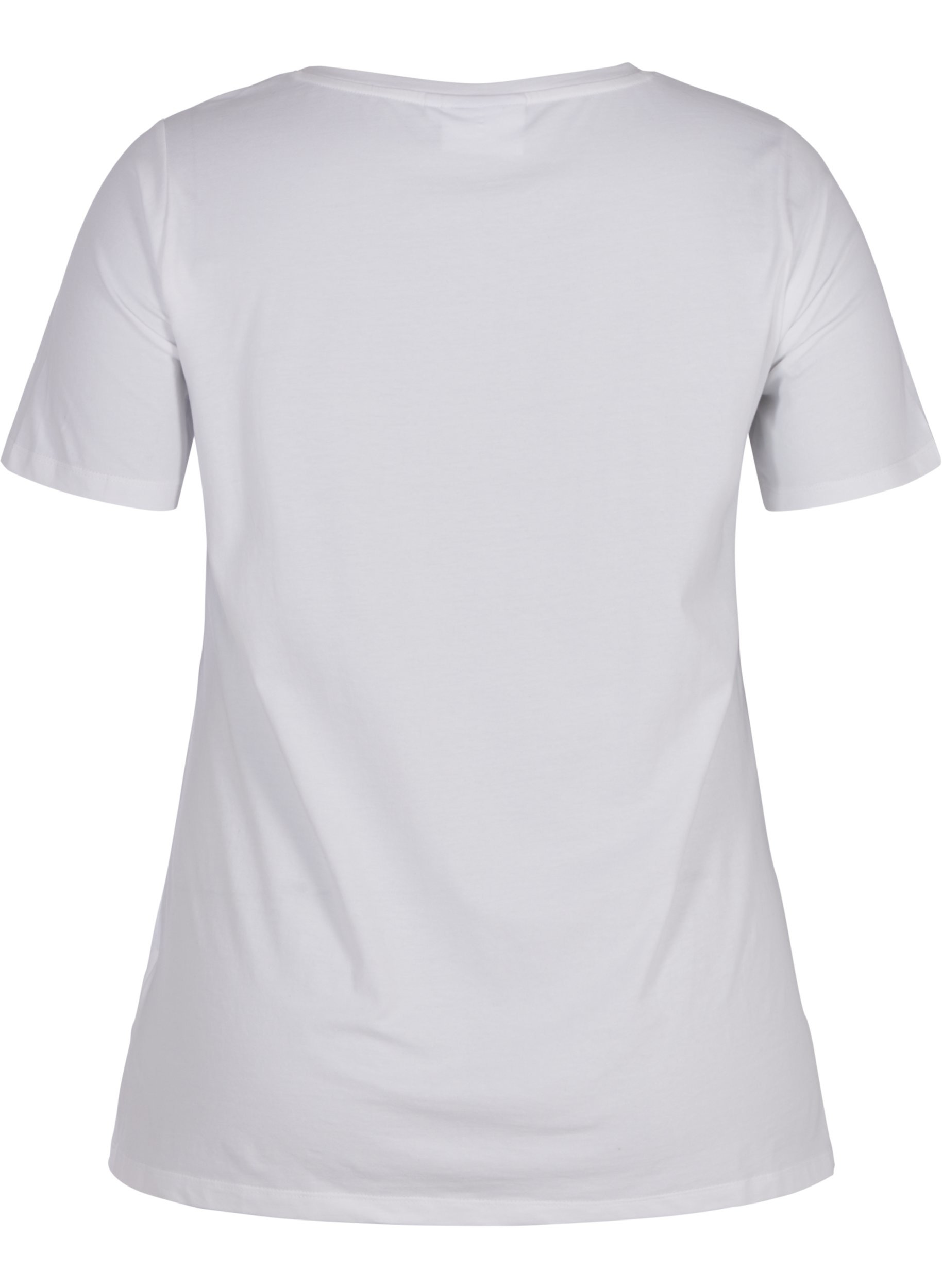 Basis t-shirt, Bright White, Packshot image number 1