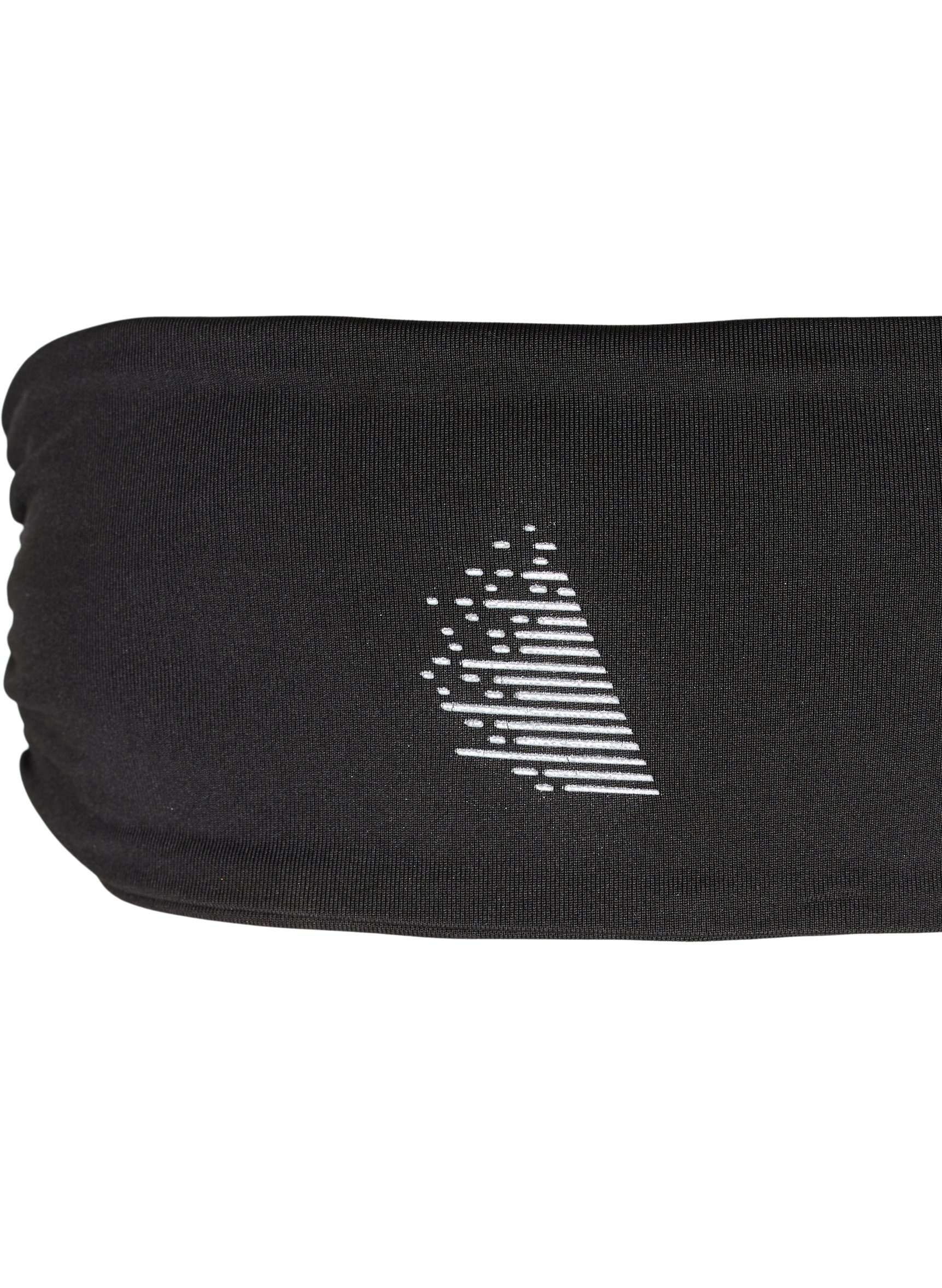Pannband med drapering och reflex, Black, Packshot image number 3