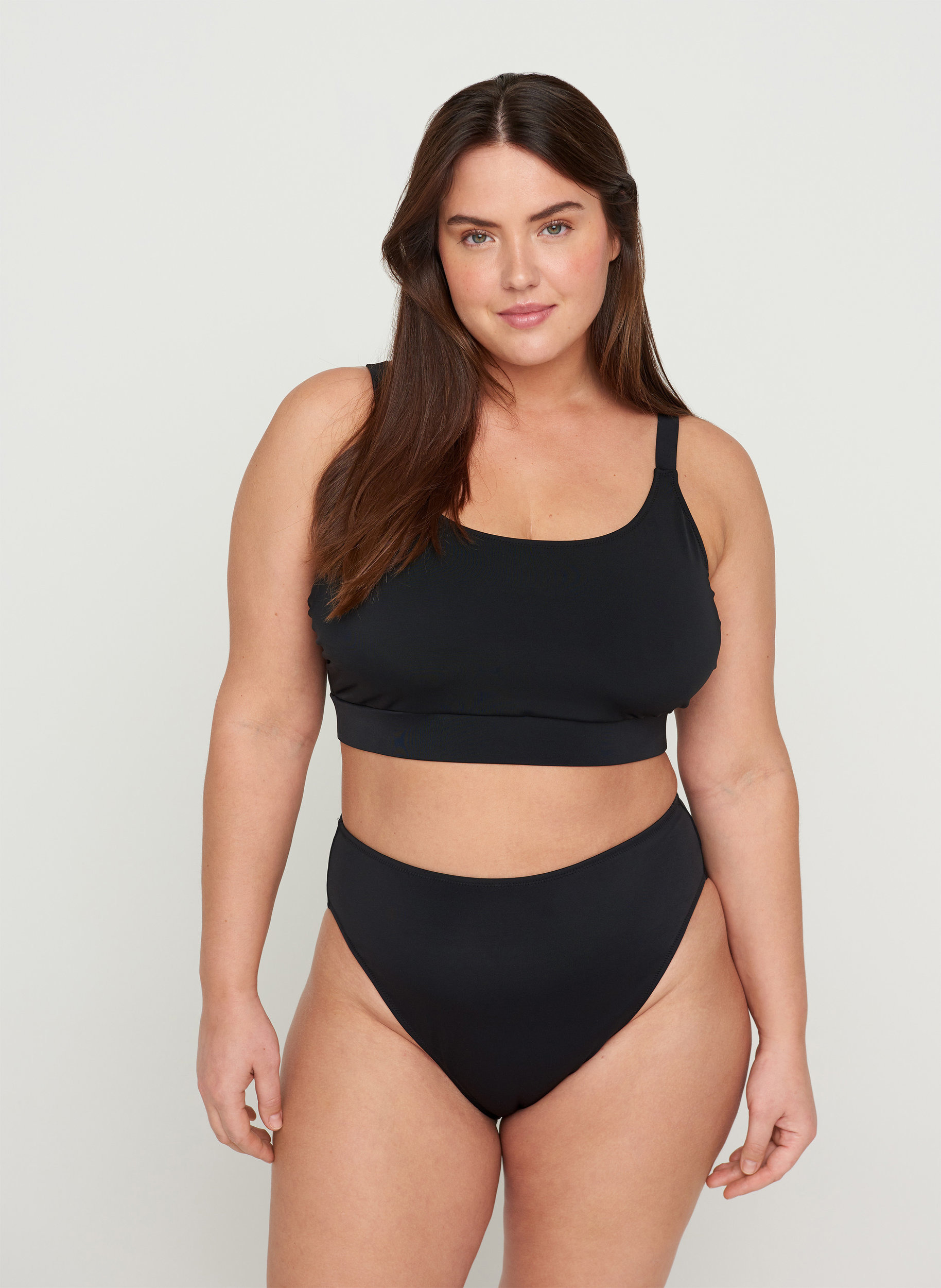 Bikinitrosa med hög midja, Black, Model