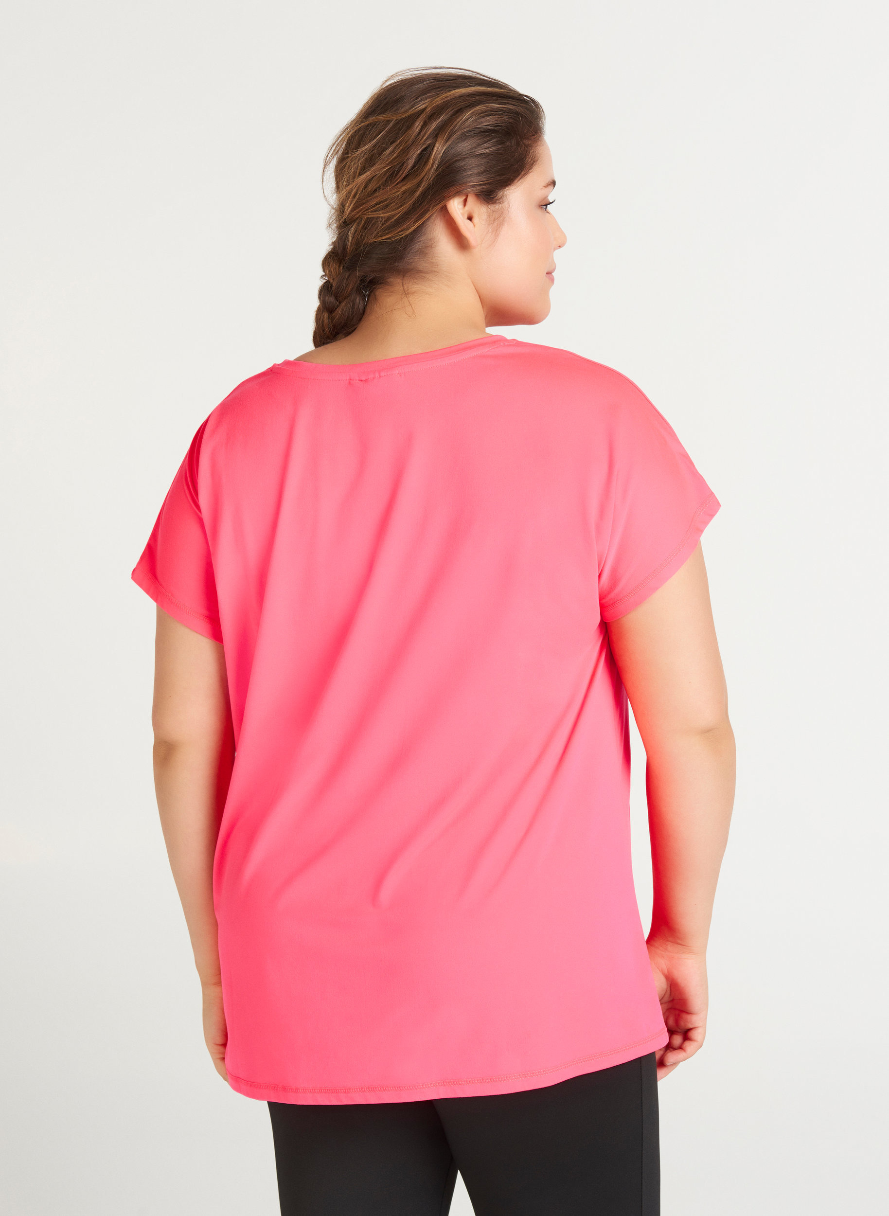 T-shirt, Neon pink, Model image number 1