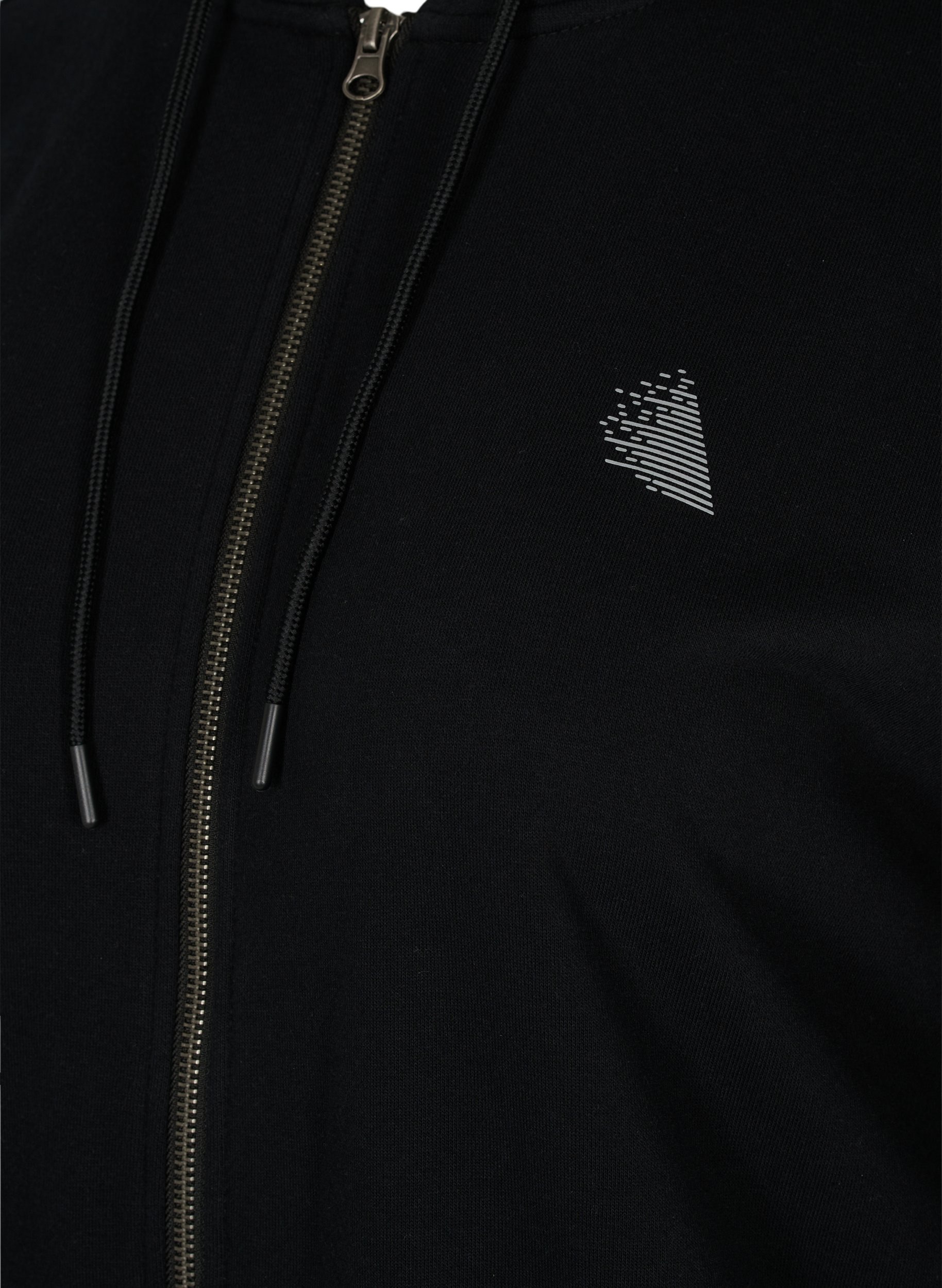 Långärmad tröja med huva och mönster, Black WOD, Packshot image number 2