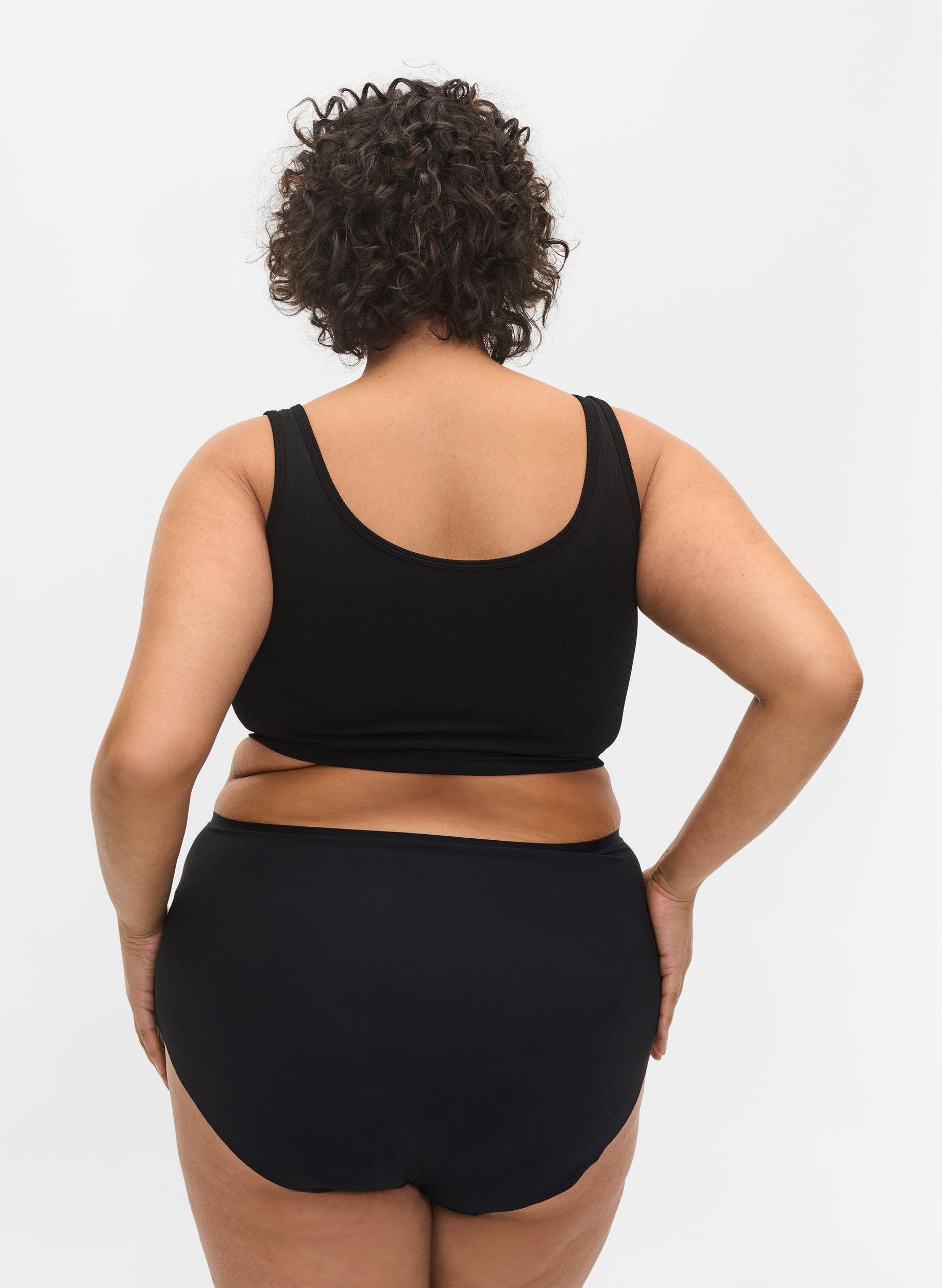 Trosa med extra hög midja, Black, Model