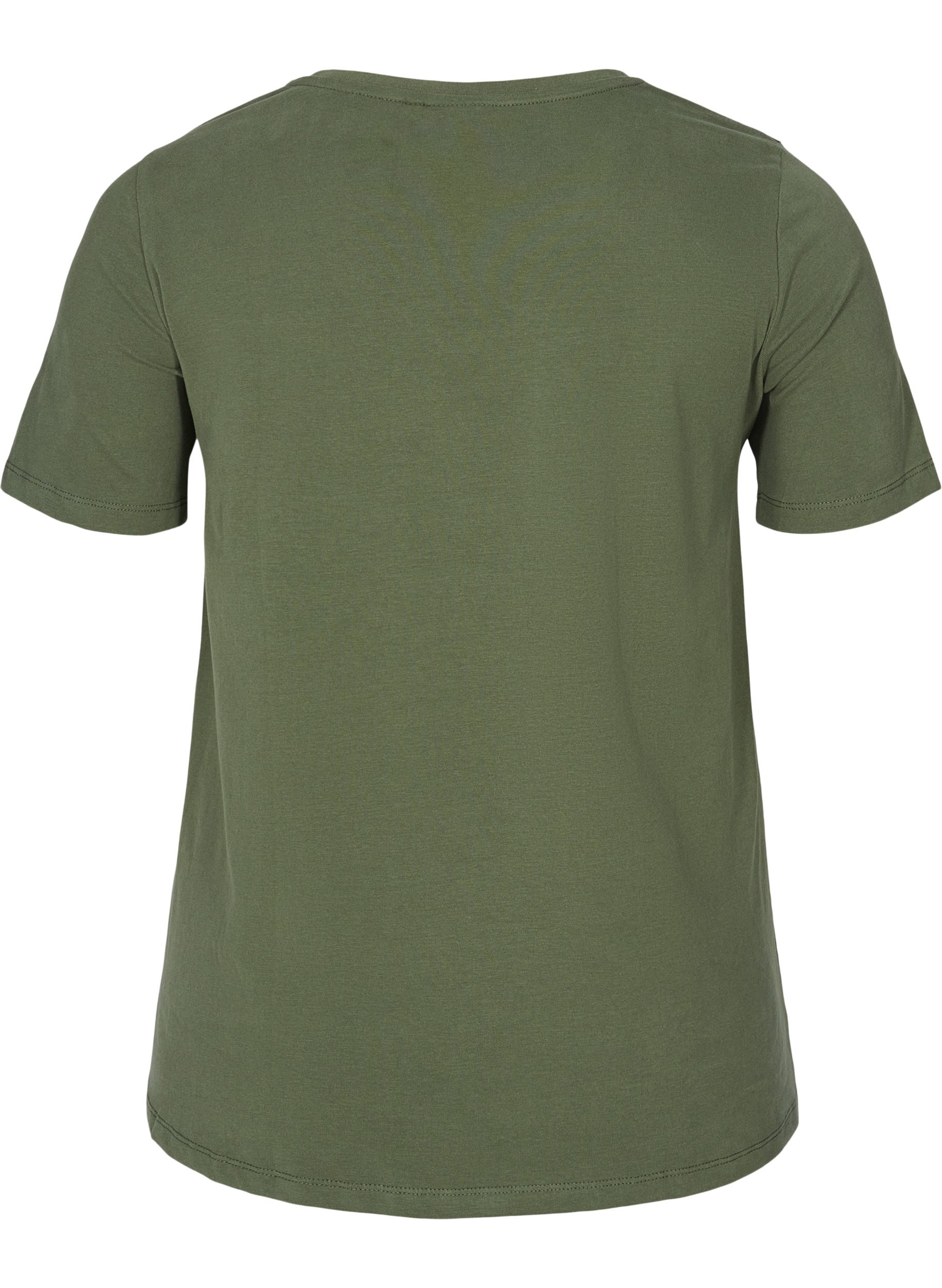 Basis t-shirt, Thyme, Packshot image number 1