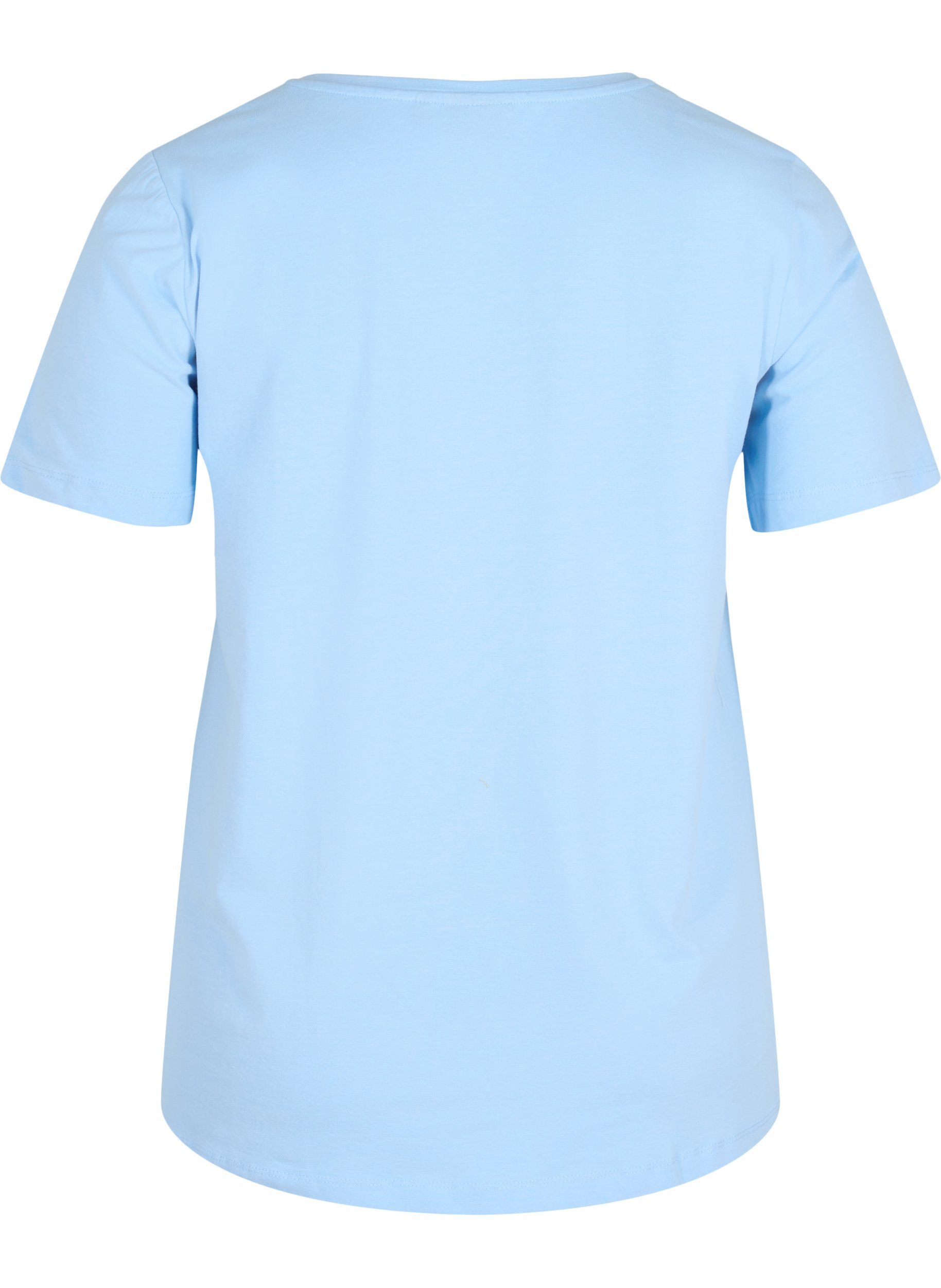 Basis t-shirt, Chambray Blue, Packshot image number 1