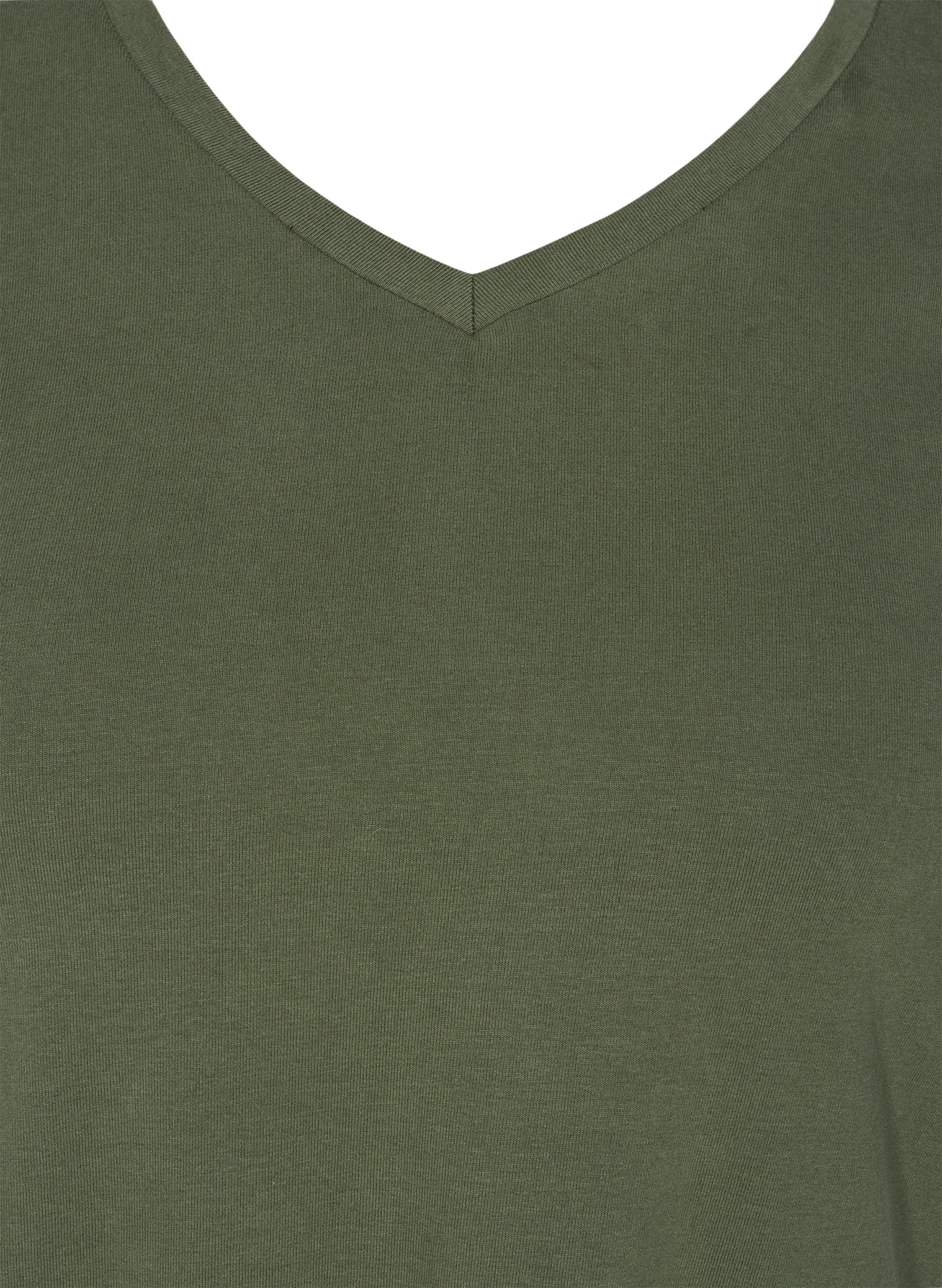 Basis t-shirt, Thyme, Packshot image number 2