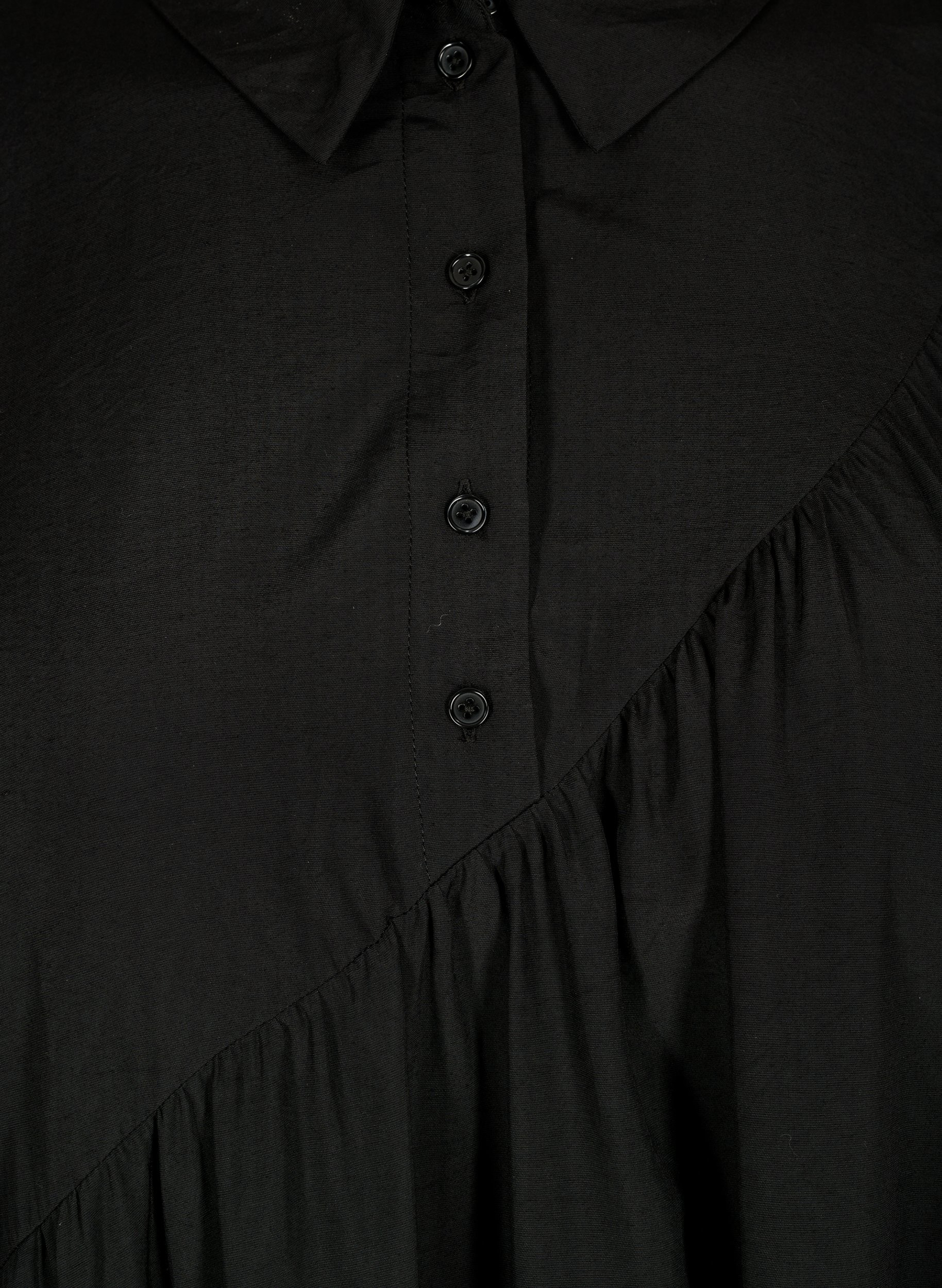 Tunika med asymmetrisk nederdel, Black, Packshot image number 2