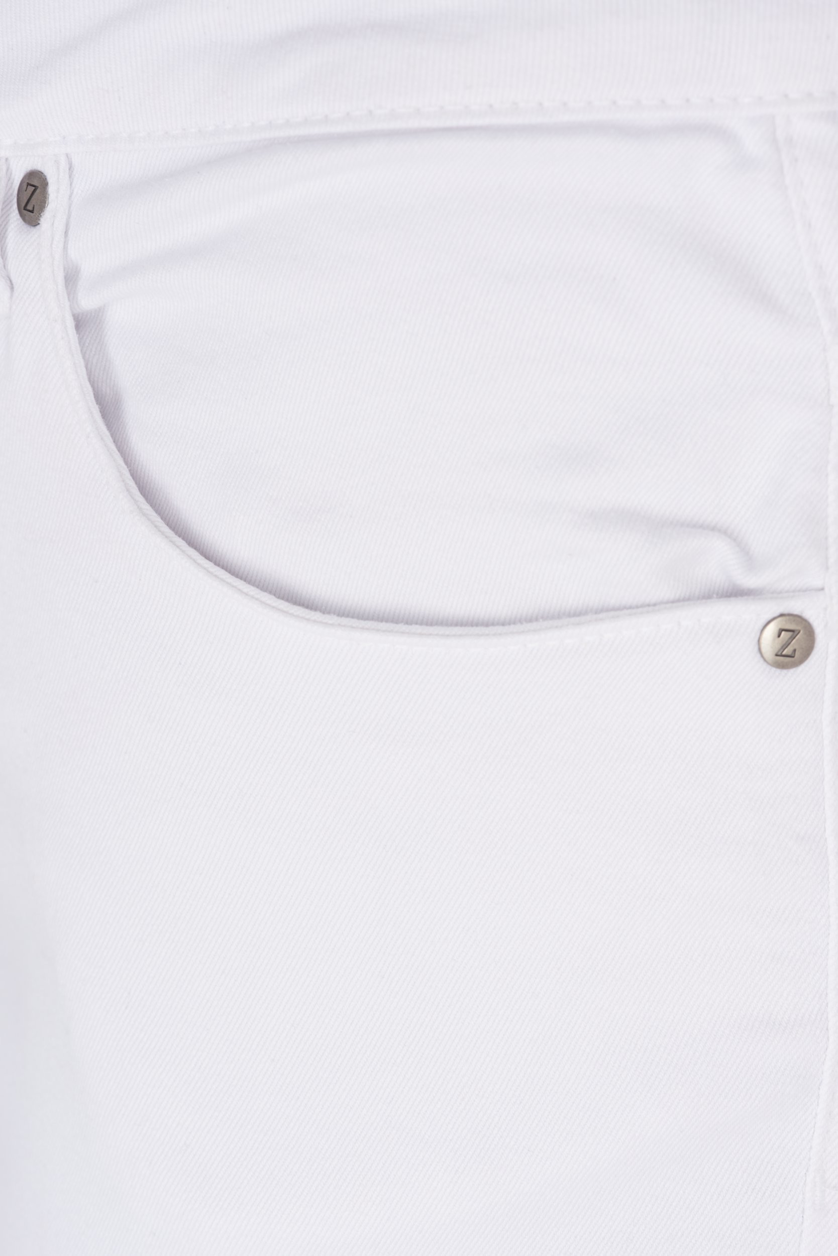 Slim fit Emily capri-jeans, Bright White, Packshot image number 2