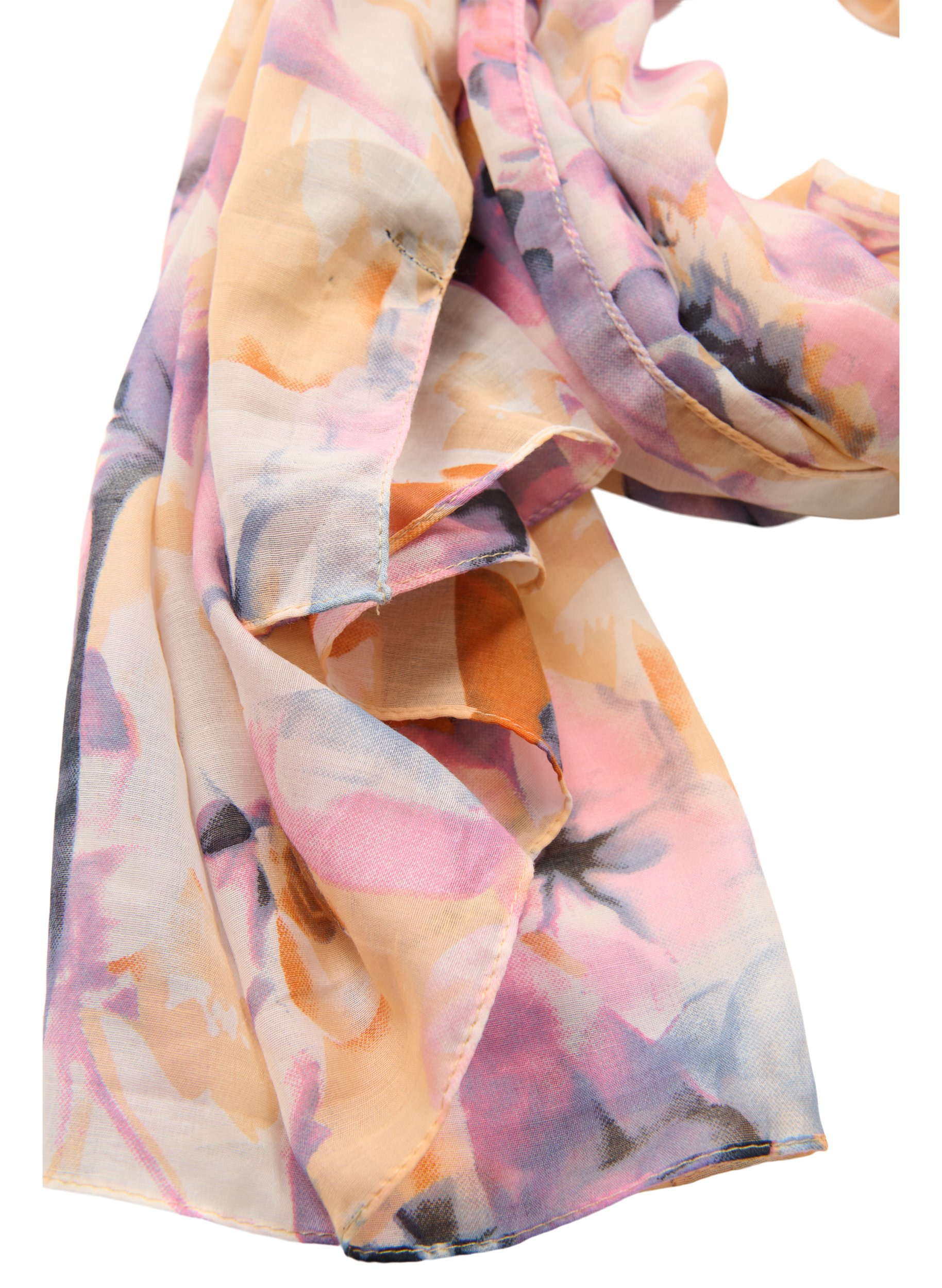 Halsduk med blommigt mönster, Flower AOP, Packshot image number 1