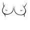 Klockformad byst